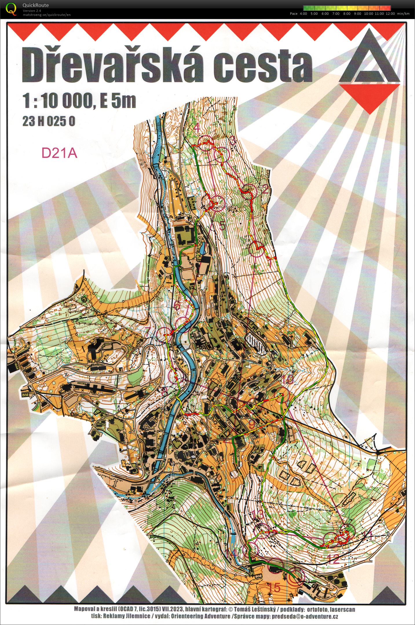 Orienteering Adventure E5 (23.07.2023)