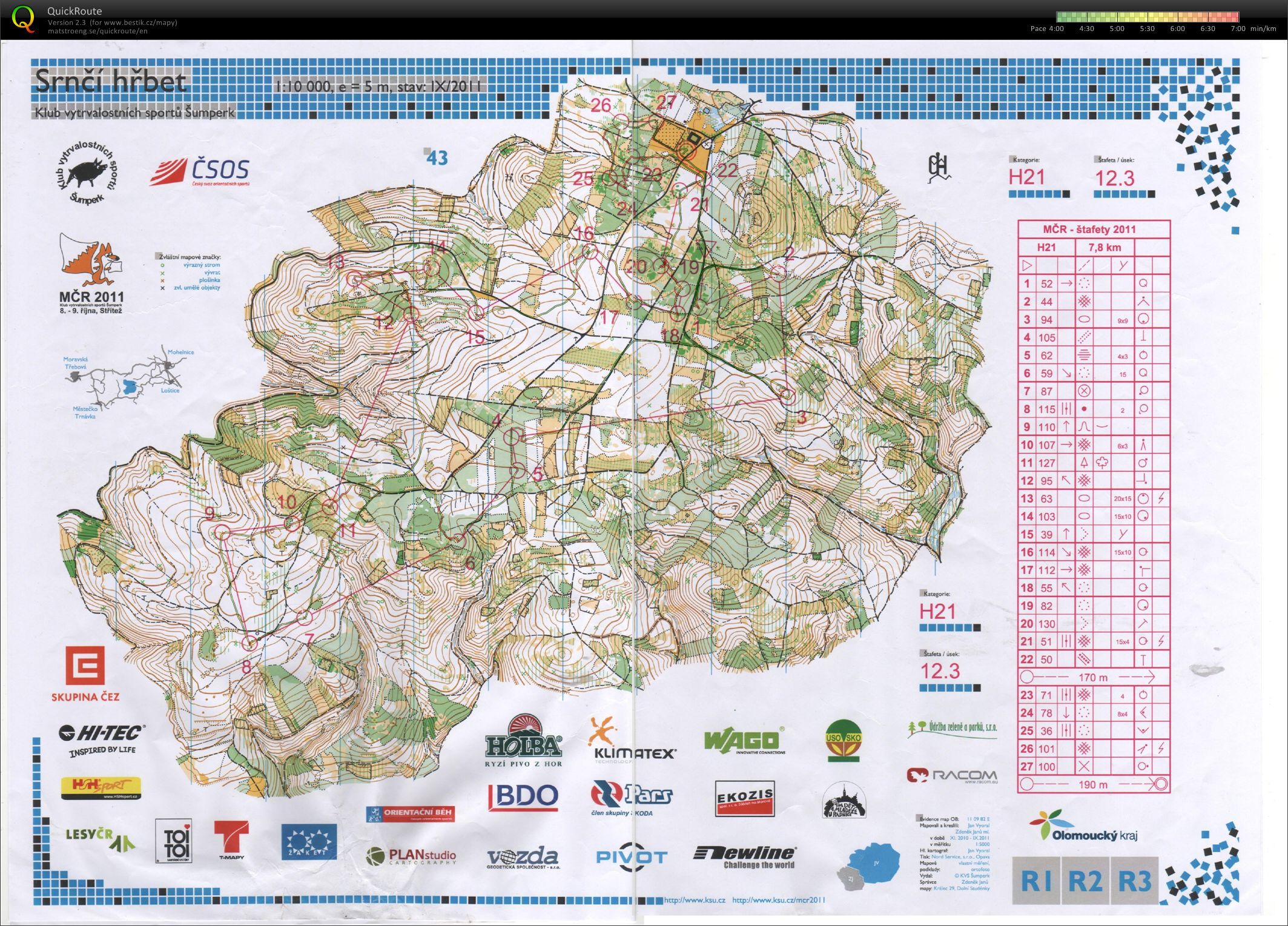 MČR Štafet (08.10.2011)