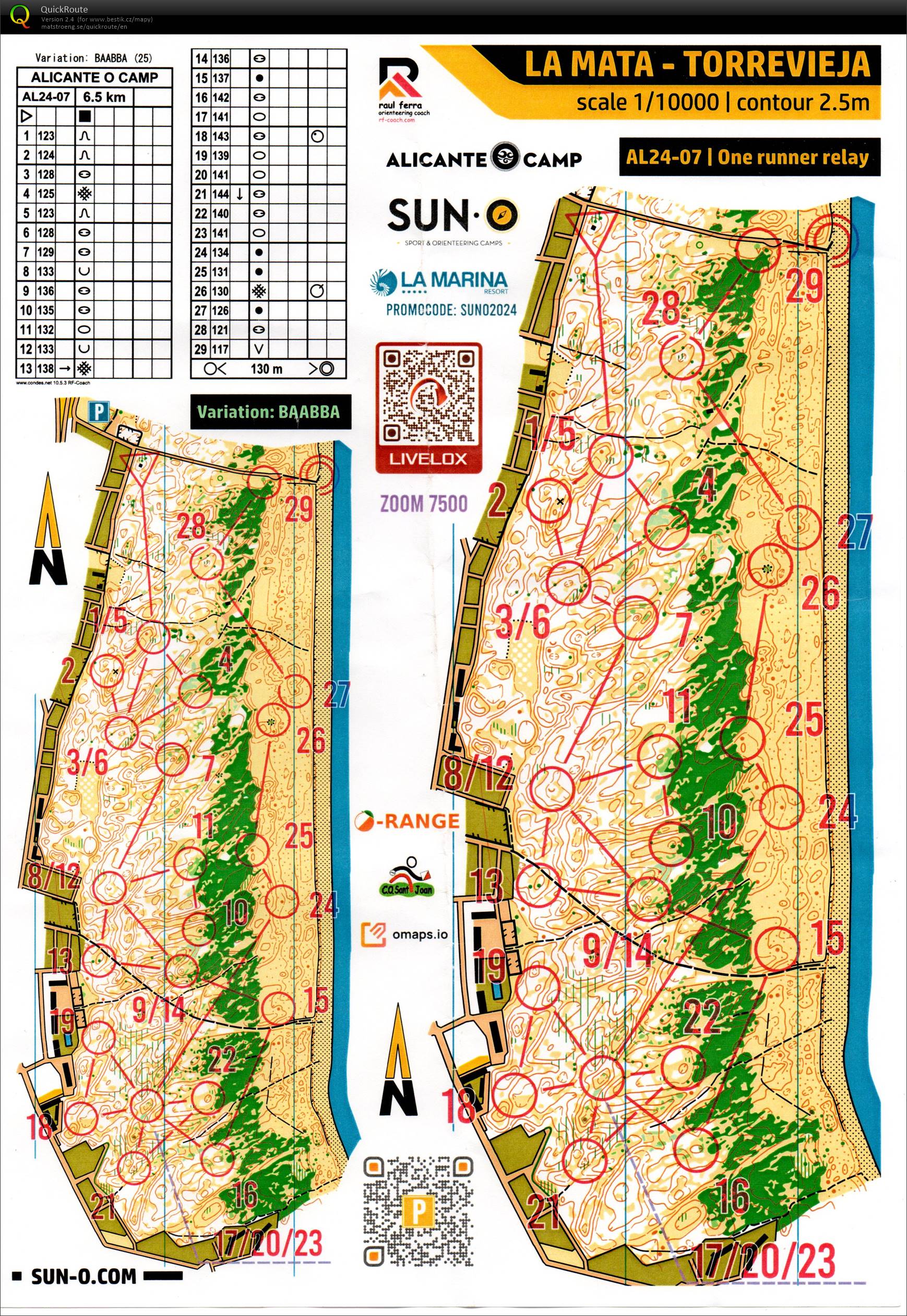 TK Alicante - noční hromadný start (13.12.2023)