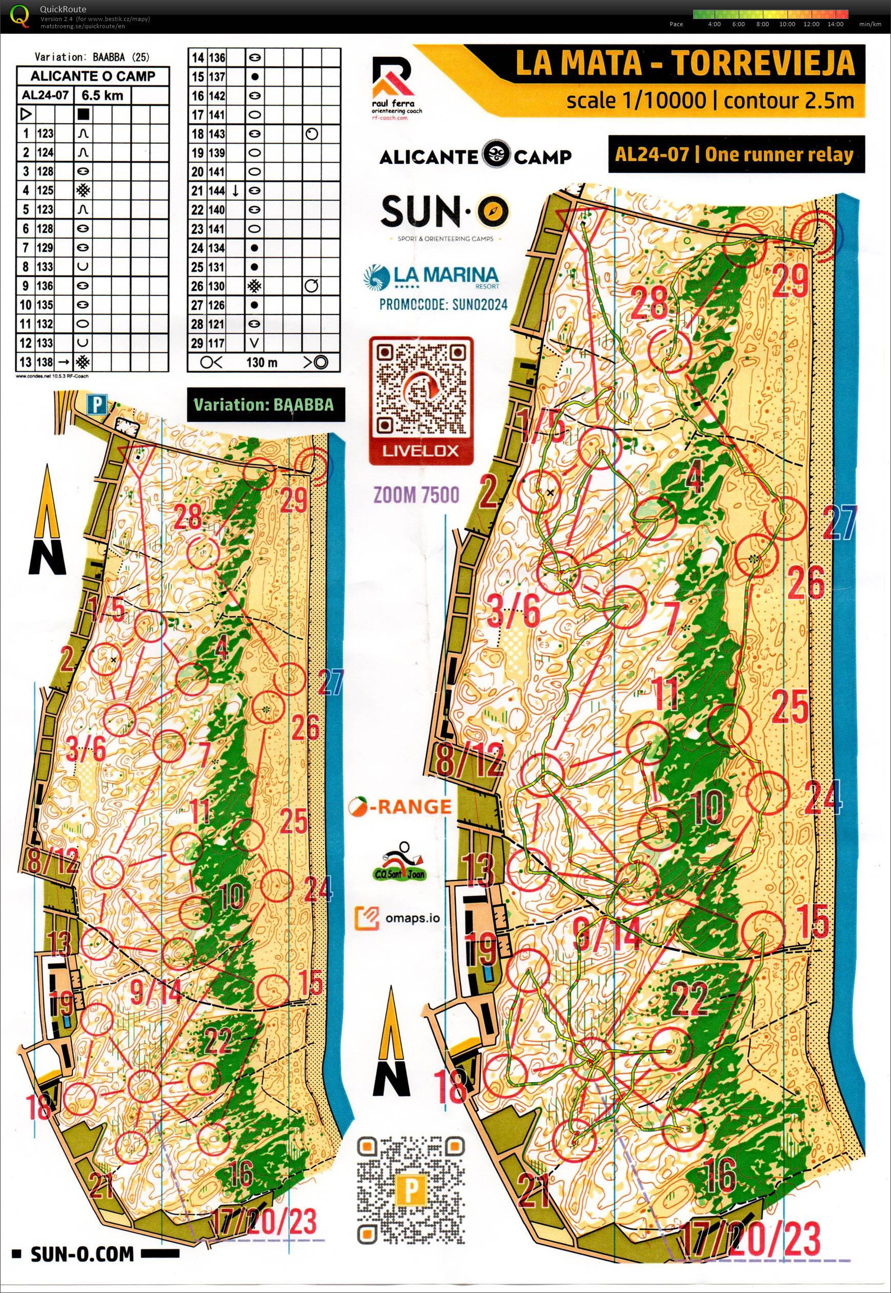 TK Alicante - noční hromadný start (13.12.2023)