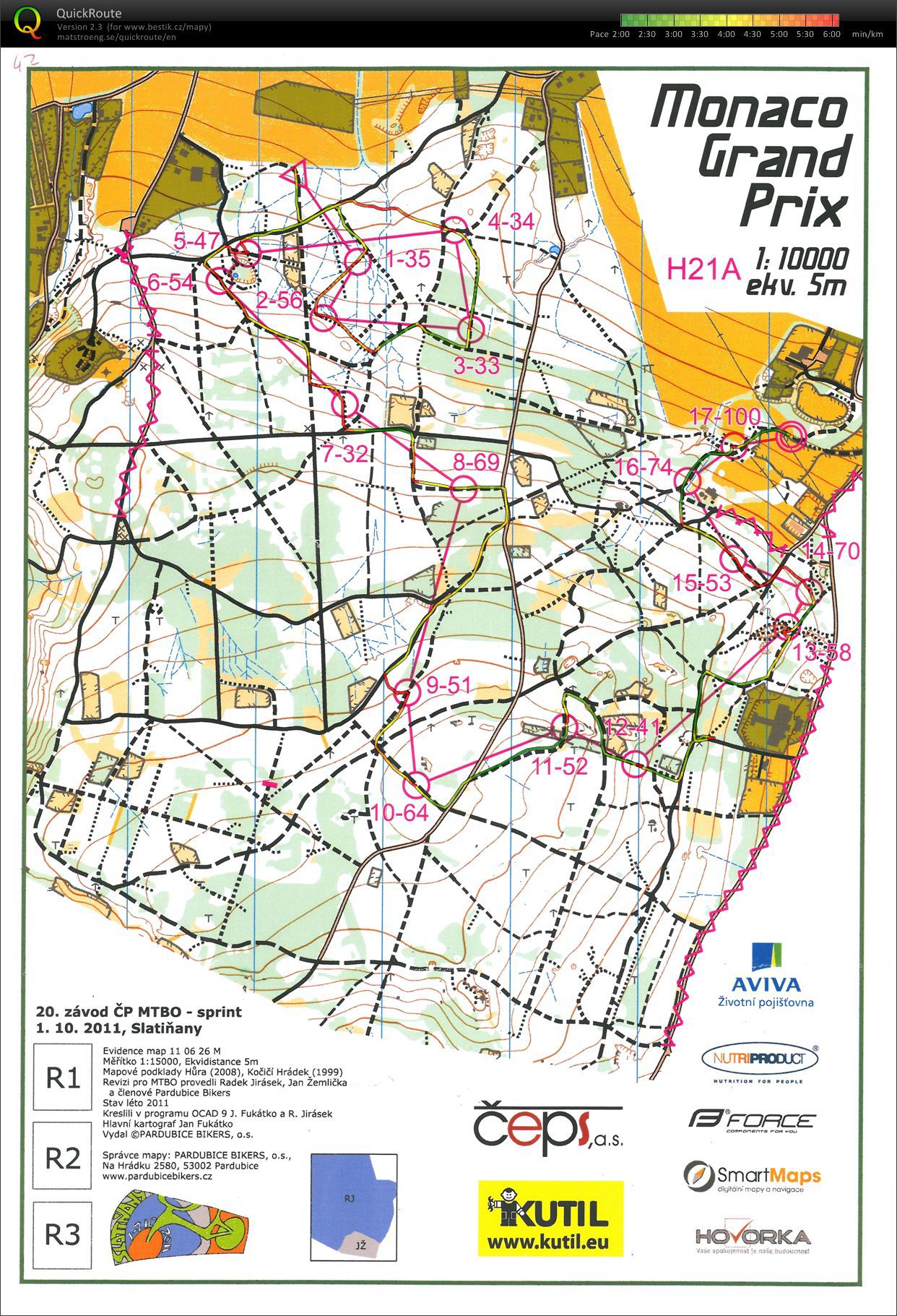 20. závod Českého poháru MTBO (01.10.2011)