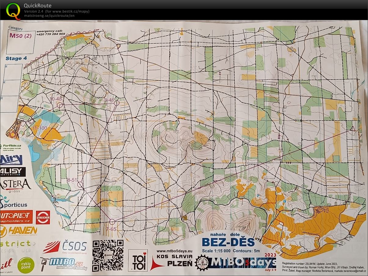 MTBO 5DAYS E4 2časť (08.07.2023)
