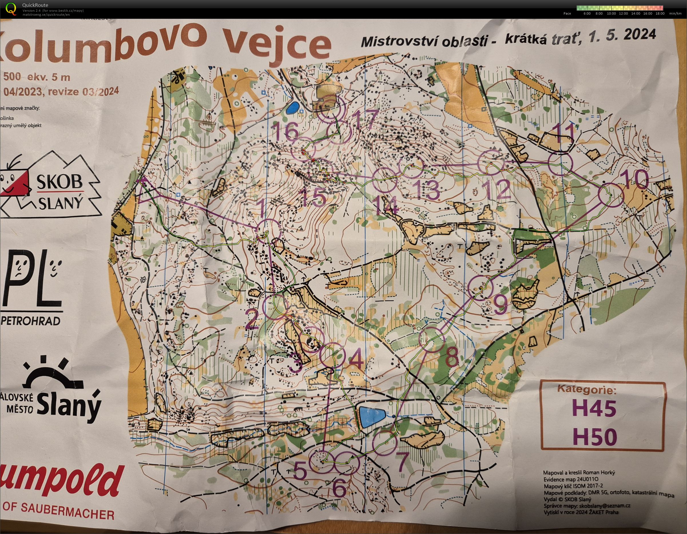 Obl.mistrovství na KT - Petrohrad - H45 (01.05.2024)