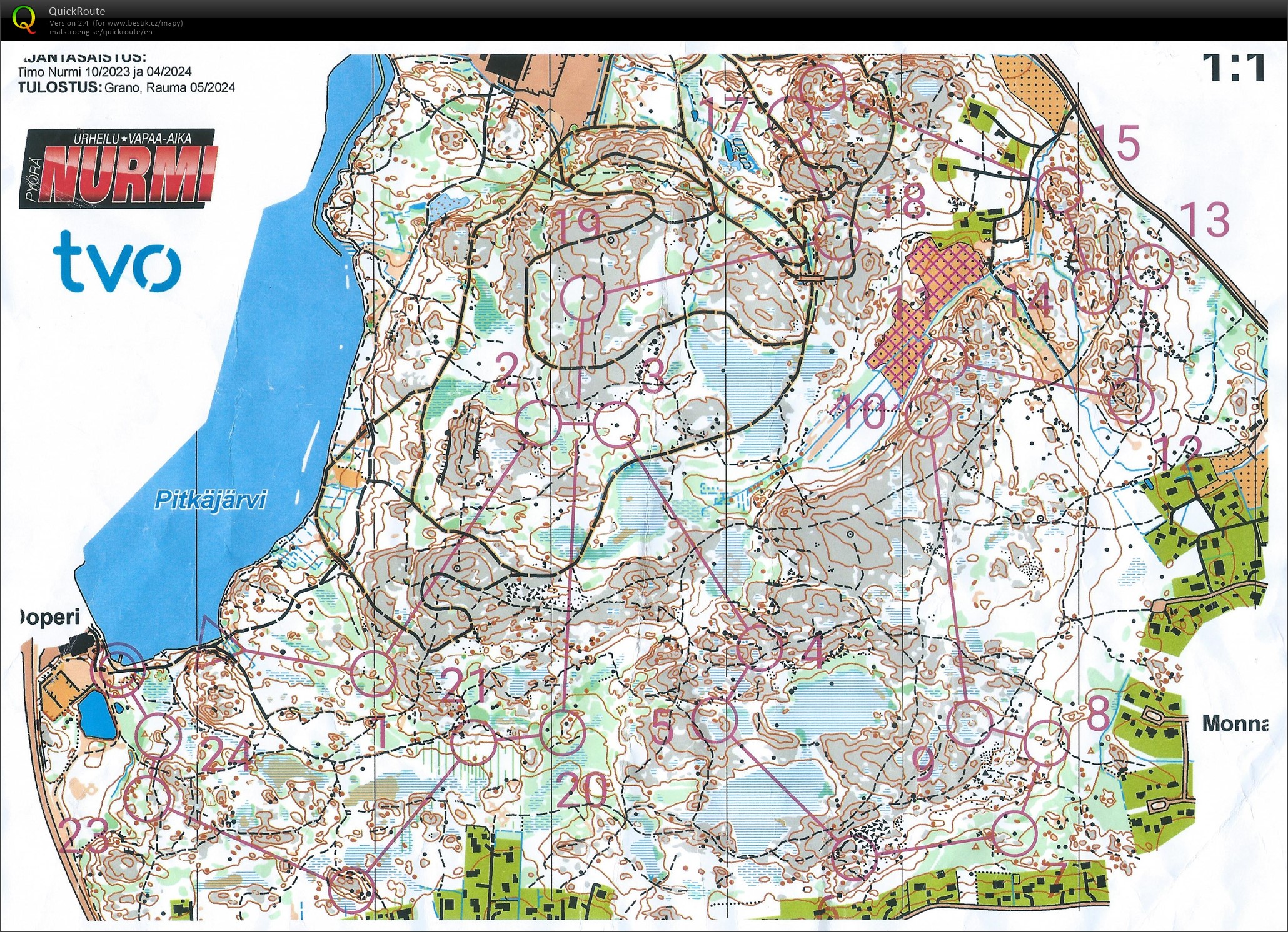 Jukola TR1 | forked middle (13.06.2024)