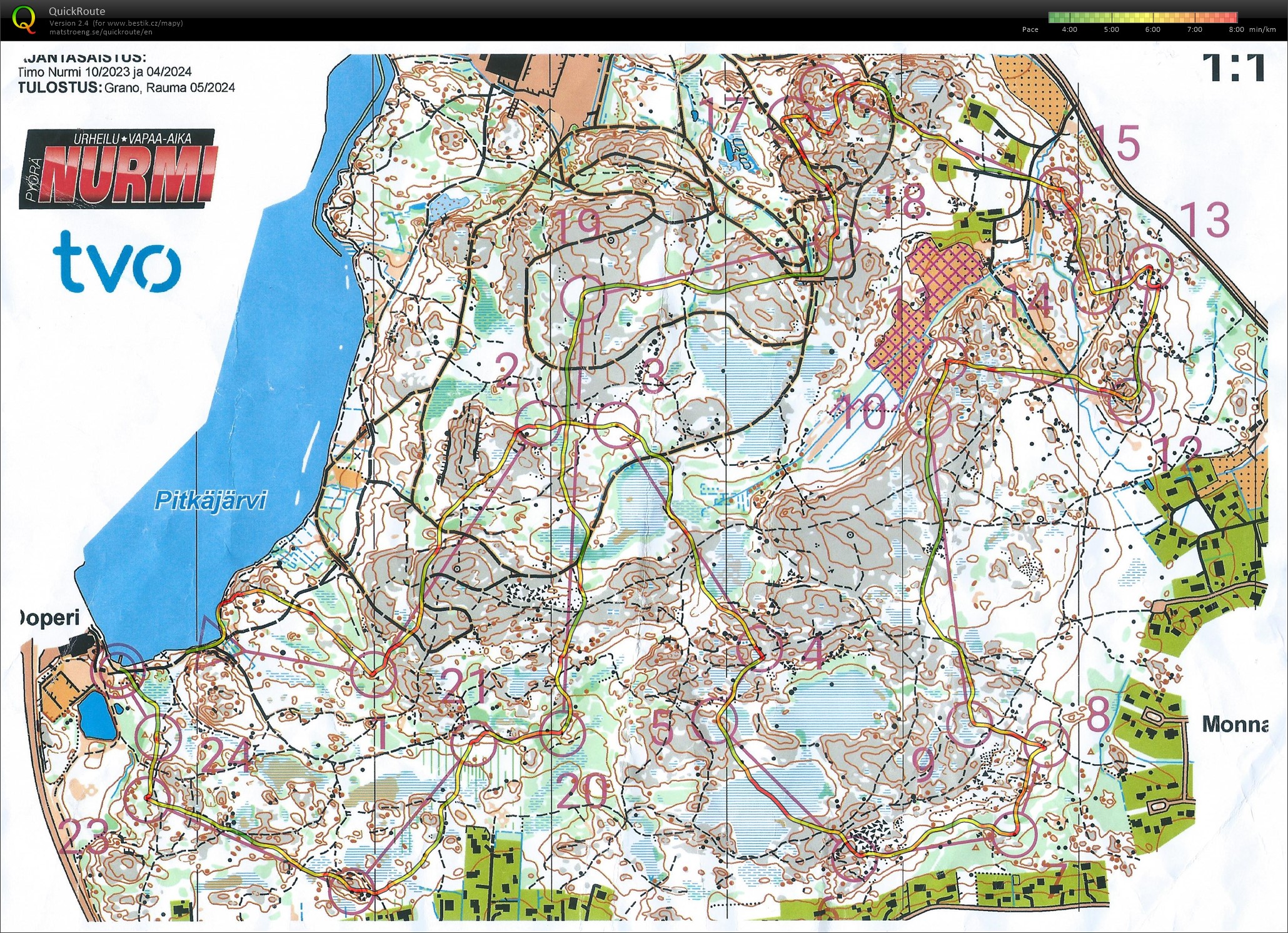 Jukola TR1 | forked middle (13.06.2024)