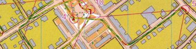 Mapový trénink - sprint