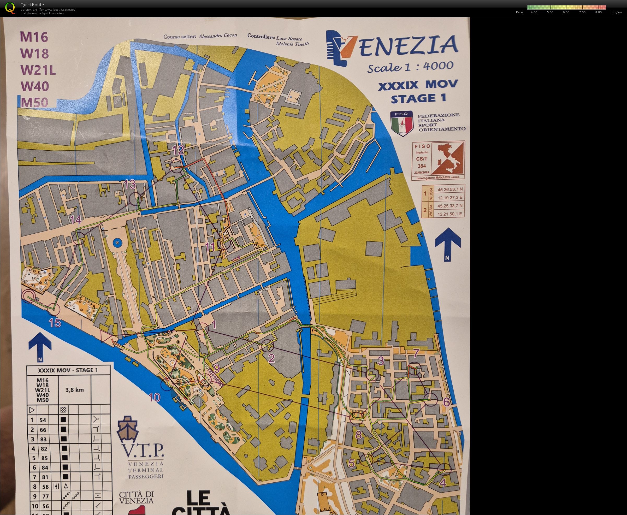 MOV Venezia 2024 - M50 - NOB sprint (09.11.2024)