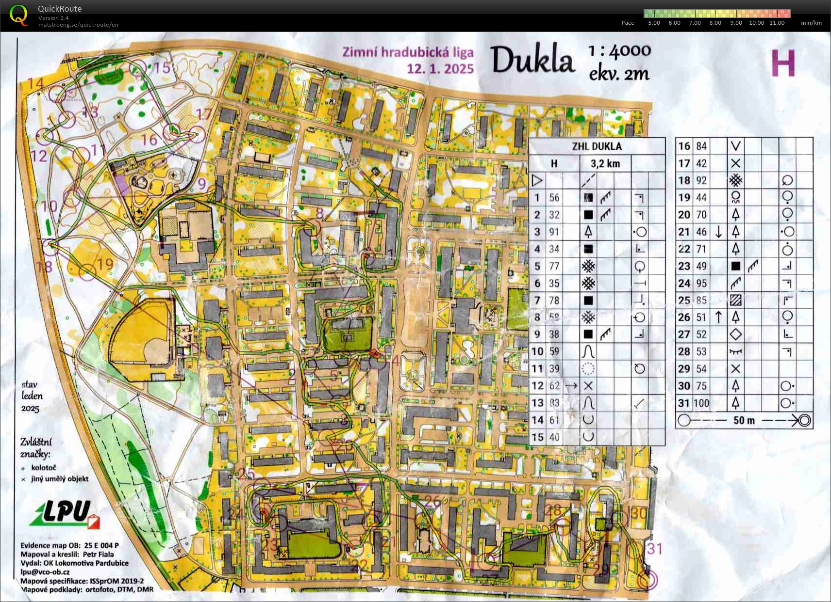 Zimní hradubická liga - sprint (12.01.2025)