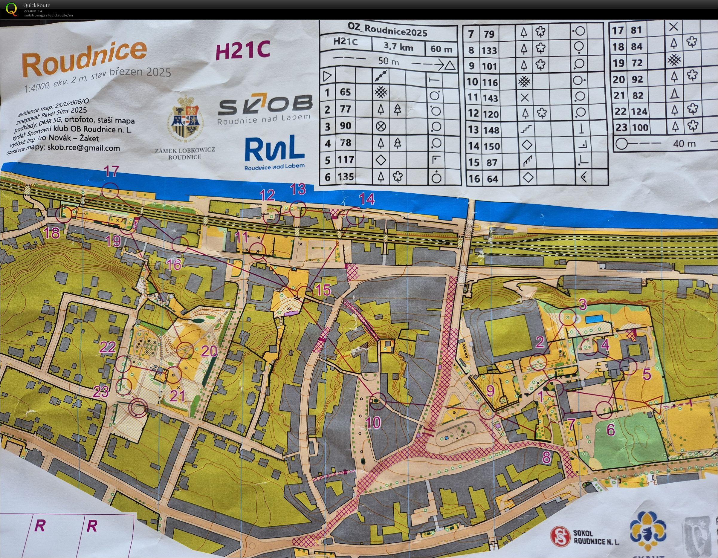 MO ve sprintu - Roudnice nad Labem (06.04.2025)