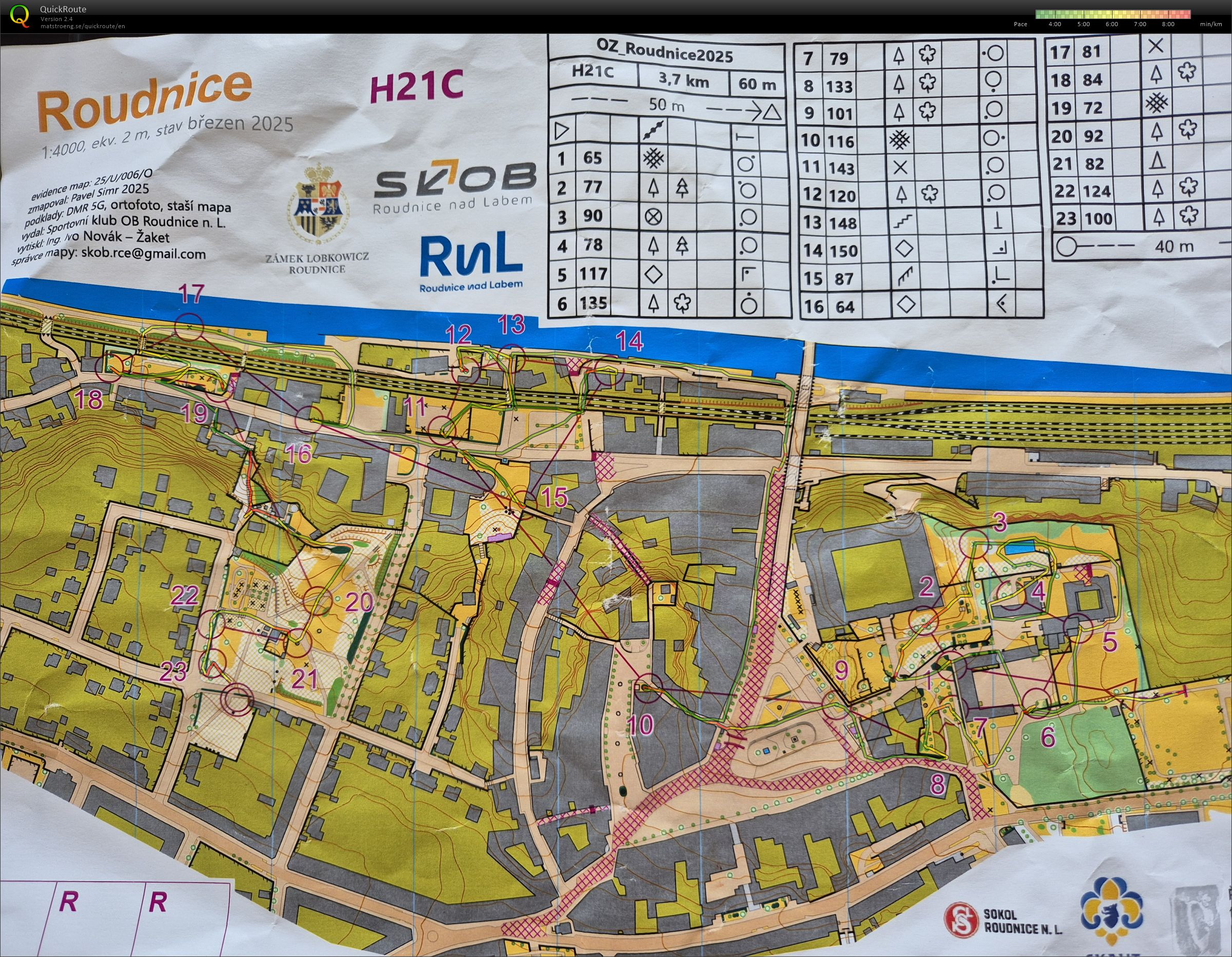 MO ve sprintu - Roudnice nad Labem (06.04.2025)