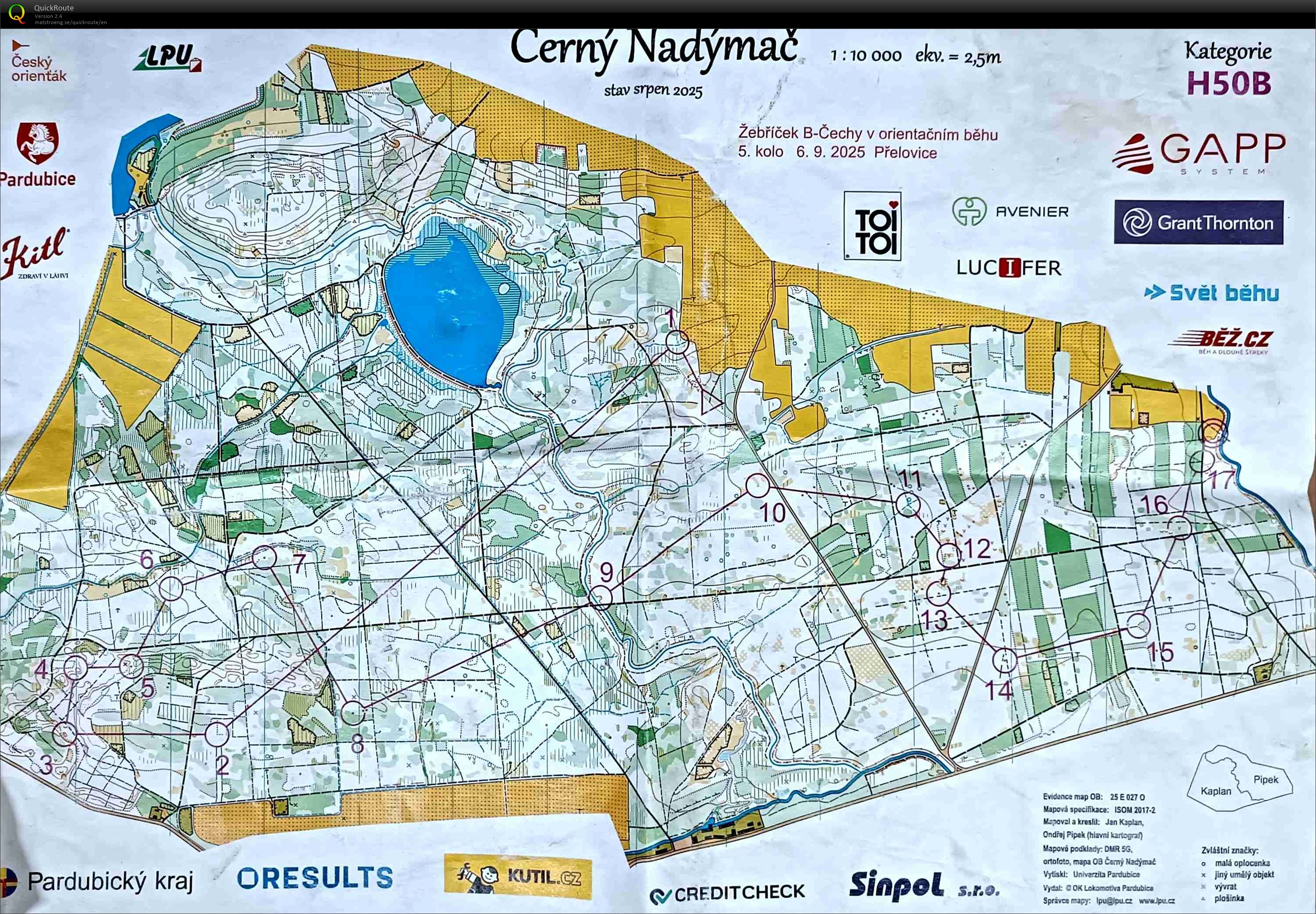  Žebříček B-Čechy (06.09.2025)