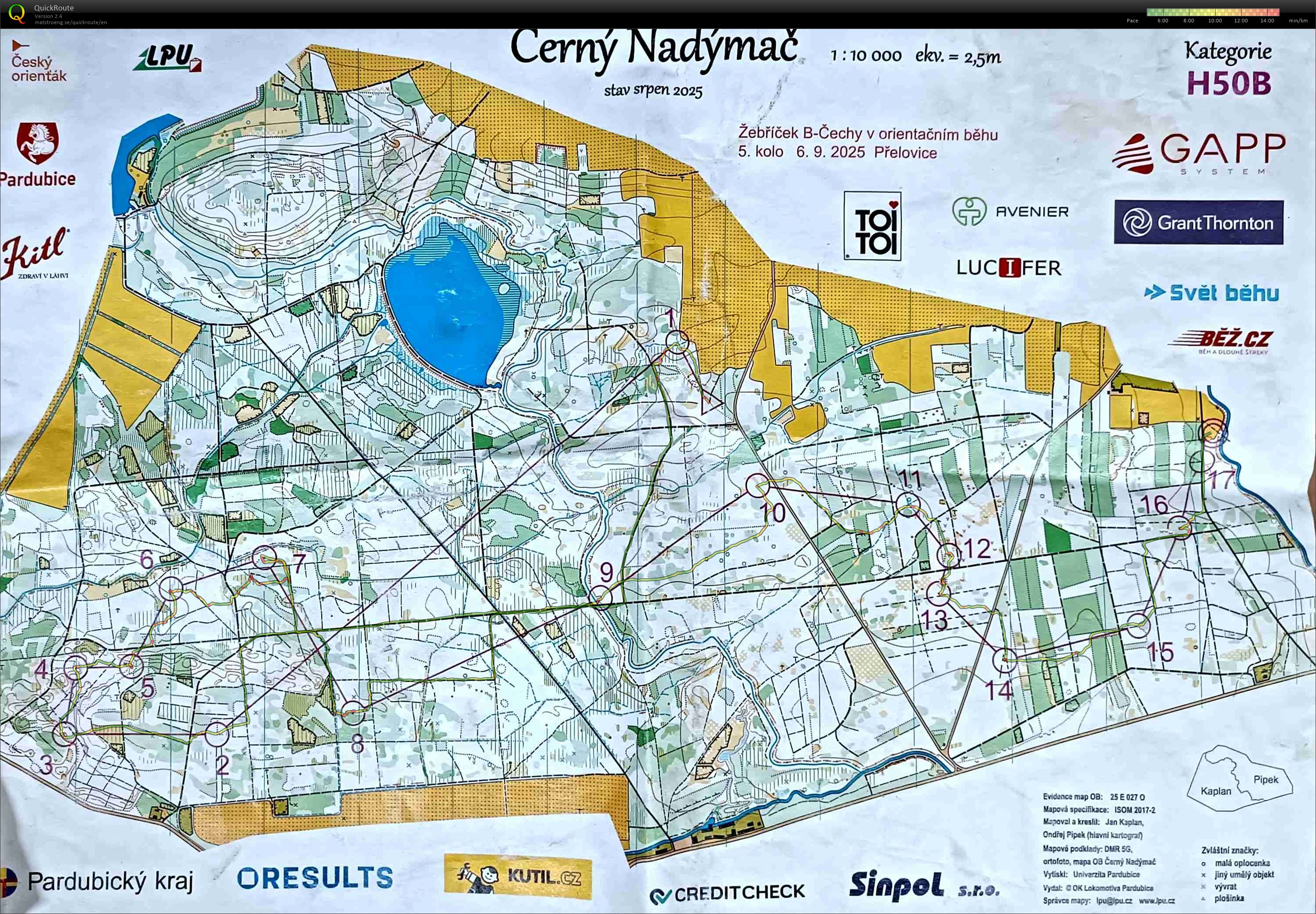  Žebříček B-Čechy (06.09.2025)