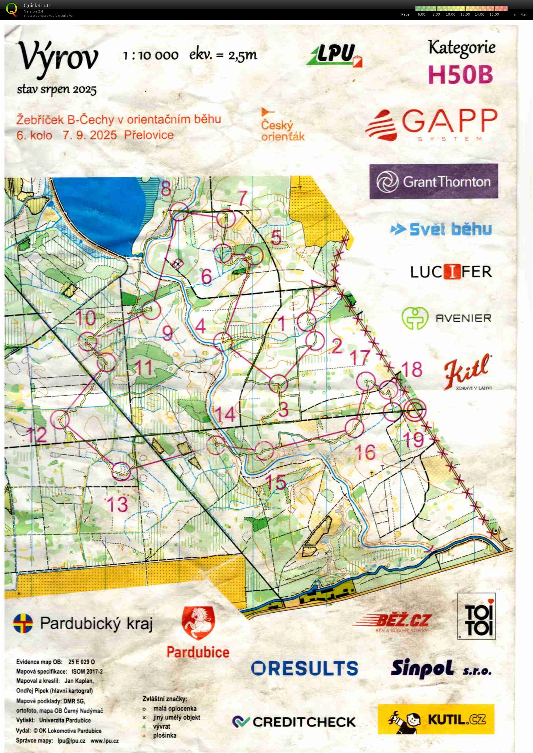 Žebříček B-Čechy (07.09.2025)