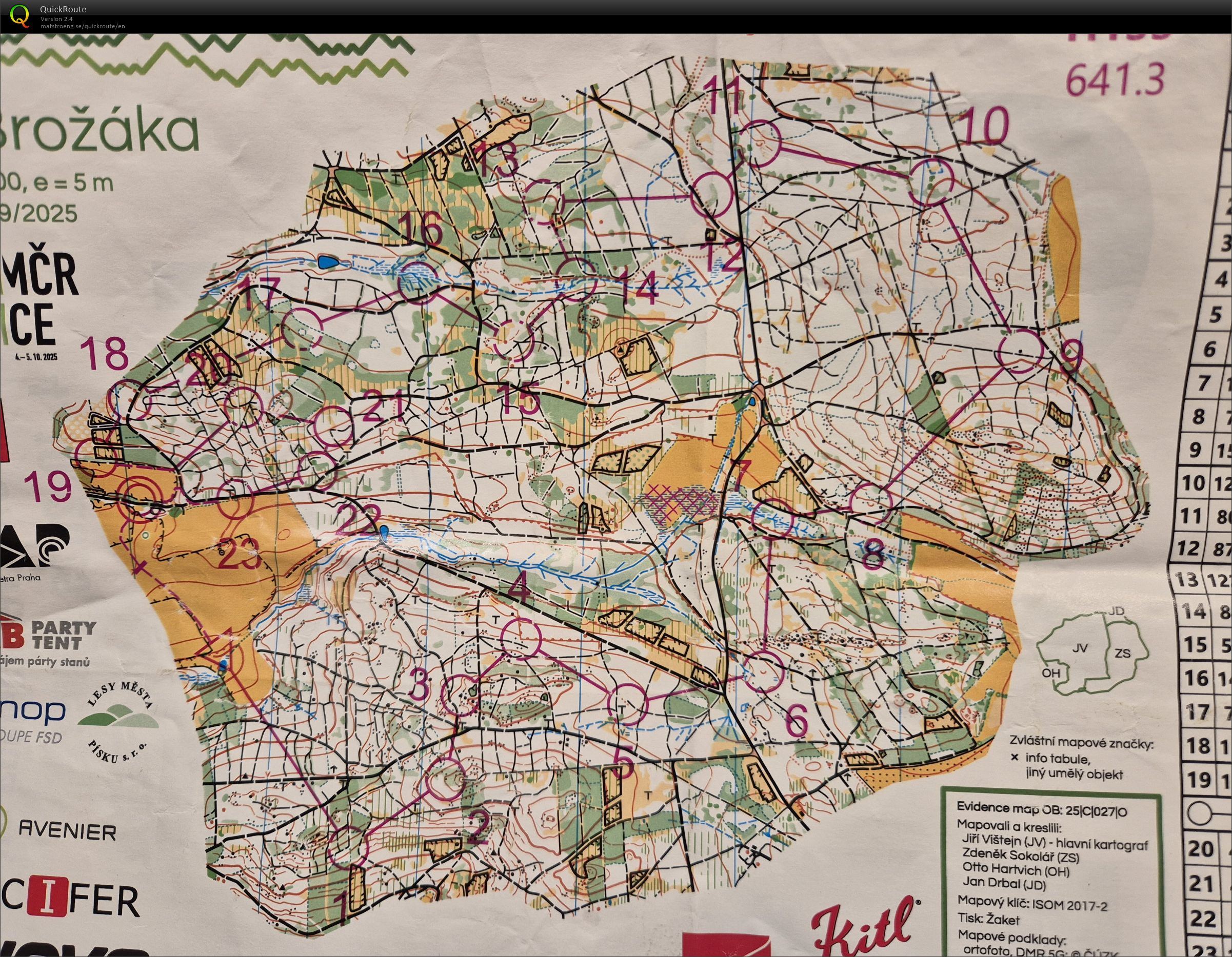 Veteraniáda ČR štafet - H135 - 3.úsek (04.10.2025)